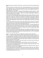 Câu hỏi ôn tập - Luật đất đai