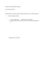 Lưu văn bản Word 2007