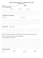 20 đề toán ôn tập lớp 4 luyện ôn thi