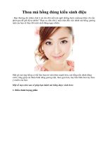 Thoa má hồng đúng kiểu sành điệu