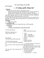 Bài soạn Tuần 7/thứ 4