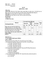 Bài giảng Tiet 38. kiem tra mot tiet