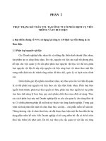 Thực trạng kế toán nguyên vật liệu tại Công ty Cổ phần Dịch vụ viễn thông & In Bưu điện.