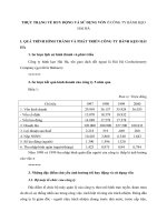 THỰC TRẠNG VỀ HUY ĐỘNG VÀ SỬ DỤNG VỐN Ở CÔNG TY BÁNH KẸO HẢI HÀ