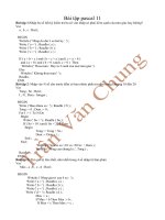 Những bài tập pascal hay