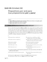 Prepositions por and para