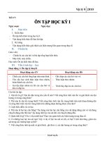 Bài soạn On tap HK1