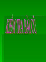 Bài giảng tiet 31.bai 34: on tap