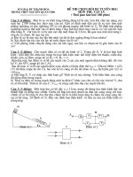 Bài soạn de thi chon doi tuyen HSG 12 mon vat ly