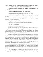 Thực trạng cho vay dự án đầu tư tại Sở giao dịch 1 Ngân hàng Đầu tư và Phát triển Việt Nam