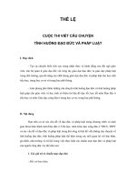 Thể lệ cuộc thi viết câu chuyện tình huống đạo đức và pháp luật