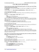 Tài liệu câu chẻ