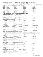 Bài soạn HKI (10-11)-SGD Thái Bình-Mã đề 136