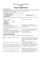 Bài soạn tuan 21-25 da CKT TH HCM GDMT