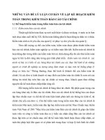 NHỮNG VẤN ĐỀ LÝ LUẬN CƠ BẢN VỀ LẬP KẾ HOẠCH KIỂM TOÁN TRONG KIỂM TOÁN BÁO CÁO TÀI CHÍNH