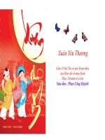 Bài giảng THƠ XUÂN