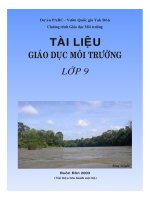 tài liệu giáo dục môi trường lớp 9