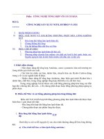 Công nghệ tổng hợp vô cơ cơ bản