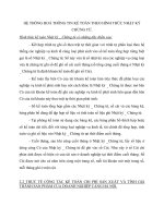 HỆ THỐNG HOÁ THÔNG TIN KẾ TOÁN THEO HÌNH THỨC NHẬT KÝ  CHỨNG TỪ