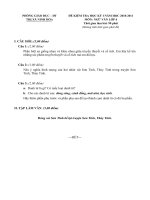 Đề và đáp án van 6 hk1 2010-2011