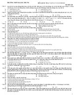 Lý 12 Đề thi HK I số 6