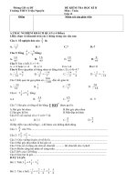 Tài liệu kiem tra học ki 2 toán 6 có đáp án