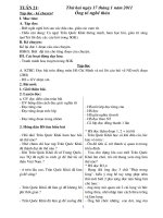 Bài giảng Kế hoạch bài dạy tuần 21