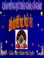 Bài giảng TIET 101- CÁC THÀNH PHẦN BIỆT LẬP- HAY!