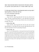 THỰC TRẠNG RỦI RO TRONG THANH TOÁN TÍN DỤNG CHỨNG TỪ TẠI SGD 1 NGÂN HÀNG ĐẦU TƯ VÀ PHÁT TRIỂN VIỆT NAM