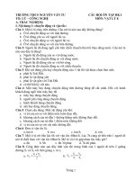 Gián án Mot so cau hoi Vat Ly 8