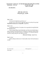 Gián án HSG VĂN-TỈNH BÀ RỊA VŨNG TÀU 2007-2008