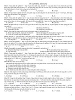 Bài soạn ÔN TẬP SÓNG ÁNH SÁNG