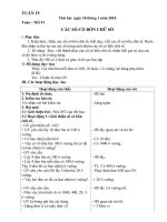 Bài soạn GA tuần 19 các môn không cần sửa