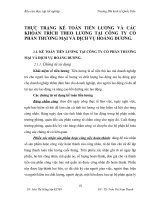 THỰC TRẠNG KẾ TOÁN TIỀN LƯƠNG VÀ CÁC KHOẢN TRÍCH THEO LƯƠNG TẠI CÔNG TY CỔ PHẦN THƯƠNG MẠI VÀ DỊCH VỤ HOÀNG DƯƠNG