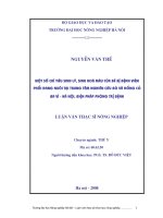 Luận văn một số chỉ tiêu sinh lý, sinh hoá máu của bê bị bệnh viêm phổi đang nuôi tại trung tâm nghiên cứu bò và đồng cỏ ba vì   hà nội  biện pháp phòng trị bệnh 