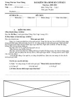 Bài giảng Tiếng việt 2 CKI