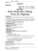 Gián án GIáo án Tuần 21 Lớp 4 (Chuẩn KTKN-Huong)