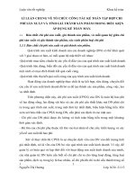 LÍ LUẬN CHUNG VỀ TỔ CHỨC CÔNG TÁC KẾ TOÁN TẬP HỢP CHI PHÍ SẢN XUẤT VÀ TÍNH GIÁ THÀNH SẢN PHẨM TRONG ĐIỀU KIỆN ÁP DỤNG KẾ TOÁN MÁY