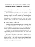 PHÁT TRIỂN HOẠT ĐỘNG THANH TOÁN THẺ TẠI NGÂN HÀNG NGOẠI THƯƠNG HÀ NỘI TRONG THỜI  GIAN TỚI