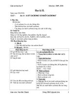 Tài liệu GA hoá học 9