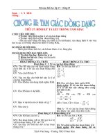 Tài liệu Toán 8 Hình học chươngIII chỉ in