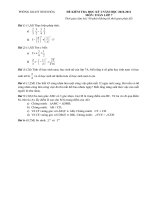 Đề và đáp án toán 7 hk1 2010-2011