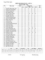 Bài soạn Cuối học kì 1