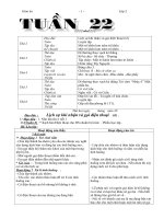 Bài giảng TUAN 22