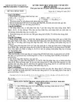 Bài giảng Đề thi hsg hóa 9 Nam Sách 10-11