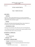 Tài liệu GIÁO ÁN 11 CHUẨN