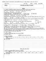 Gián án DE KIEM TRA CHƯƠNG III HÌNH 9 ĐỀ 01