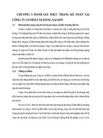 Đánh giá thực trạng công tác kế toán tại công ty cổ phần Xi măng Sài Sơn.