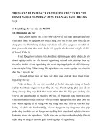 NHỮNG VẤN ĐỀ LÝ LUẬN VỀ CHẤT LƯỢNG CHO VAY ĐỐI VỚI DOANH NGHIỆP NGÀNH XÂY DỰNG CỦA NGÂN HÀNG THƯƠNG MẠI