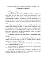 THỰC TRẠNG HIỆU QUẢ KINH DOANH Ở CÔNG TY XĂNG DẦU HÀNG KHÔNG VIỆT NAM